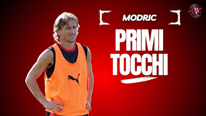 Allenamenti Milan, il primo giorno di Modric: subito lavoro col pallone | VIDEO