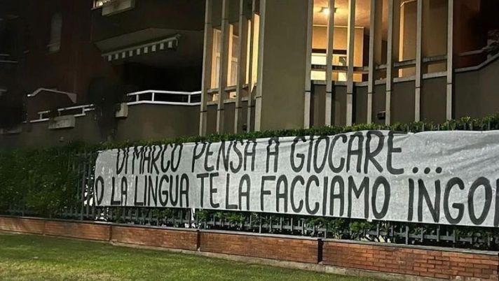 Striscione contro Dimarco dopo il derby, quattro persone iscritte nel registro degli indagati - immagine 1
