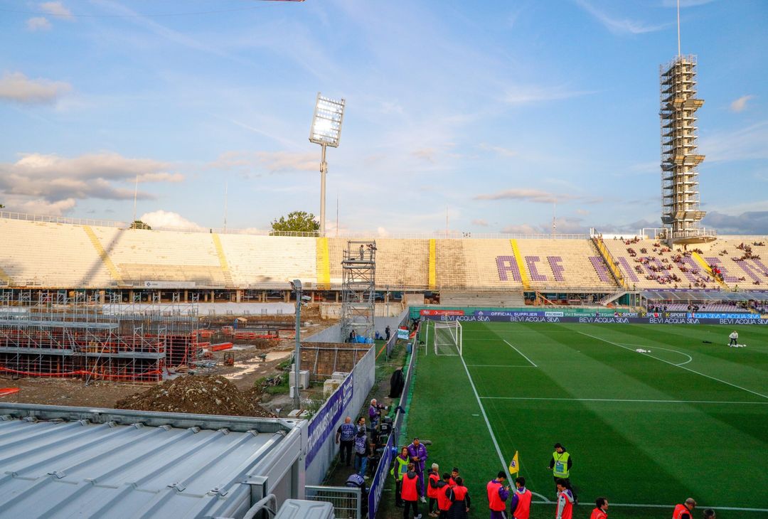 GALLERY VN – Lo stato dei cantieri al Franchi in Curva Fiesole e Maratona - immagine 12