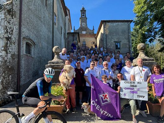 Passeggiata della salvezza, Bivigliano diventa viola con R.Bruno: oltre 200 partecipanti Passeggiata della salvezza, Bivigliano diventa viola con R.Bruno: oltre 200 partecipanti - immagine 1