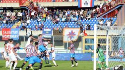 Catania infinito: Turris al tappeto al 97′ con un gol di Bouah. Per Lucarelli buona la prima