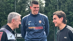 Dybala, incontro speciale con la Virtus Roma: le foto con coach Calvani e Radunic