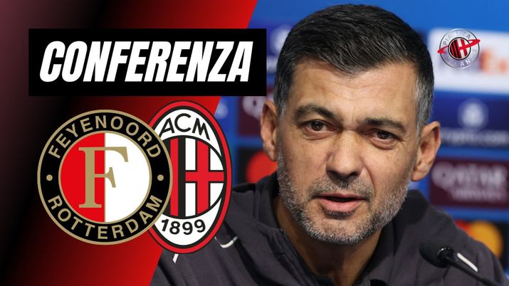 Conferenza Stampa LIVE Sergio Conceicao AC Milan Feyenoord-Milan Champions League 2024-2025
