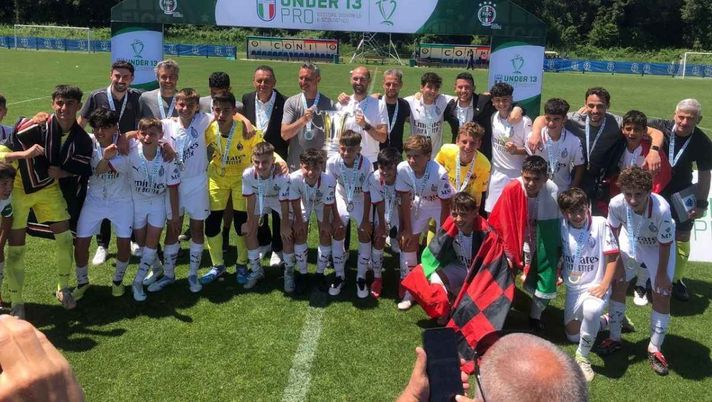 Il Milan Esordienti Under 13 è campione d'Italia: il racconto della Final Four