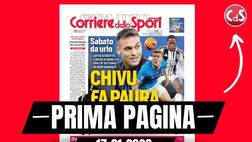 Prima pagina Corriere dello Sport: “Lotta Scudetto, sabato da urlo. Chivu fa paura”