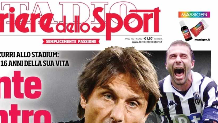 PRIMA PAGINA CORRIERE DELLO SPORT OGGI: “Conte contro Conte” - immagine 1