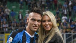 Inter-Roma, fischietti contro Lukaku: la moglie di Lautaro protegge la piccola Nina