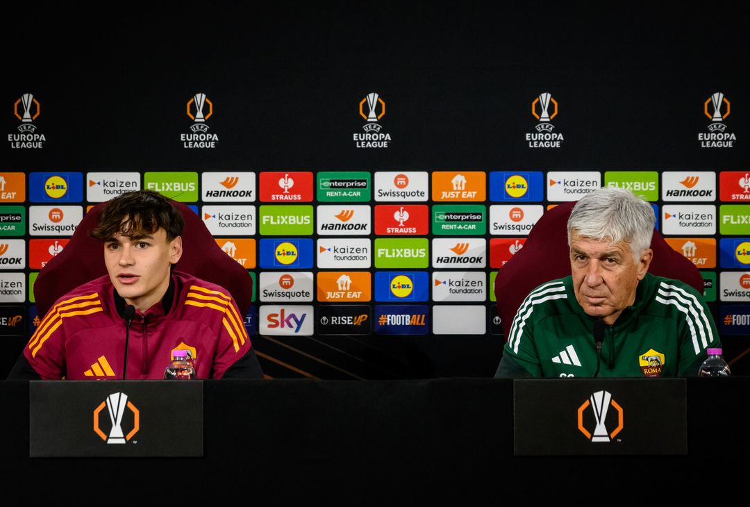 Roma-Stoccarda, la conferenza stampa di Gasperini e Pisilli – FOTO GALLERY - immagine 8