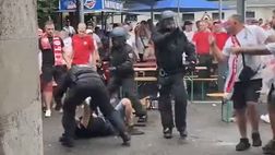 Berlino, Polizei scatenata: il tifoso polacco non l’ha passata liscia…
