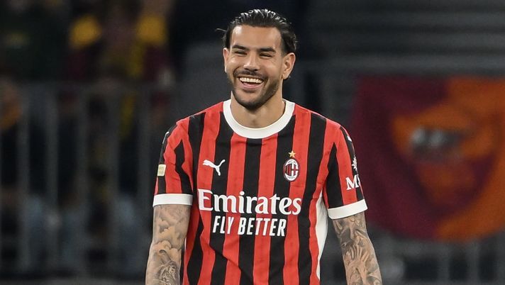 Theo Hernández AC Milan amichevole Milan-Roma 2-5