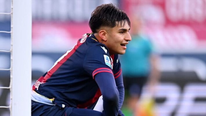 BOLOGNA, ITALY - MARCH 02: Santiago Castro of Bologna reacts during the Serie A match between Bologna and Cagliari at Stadio Renato Dall'Ara on March 02, 2025 in Bologna, Italy. (Photo by Alessandro Sabattini/Getty Images) Bologna, momento positivo per Castro e Italiano spiega: “Come a inizio stagione” - immagine 1