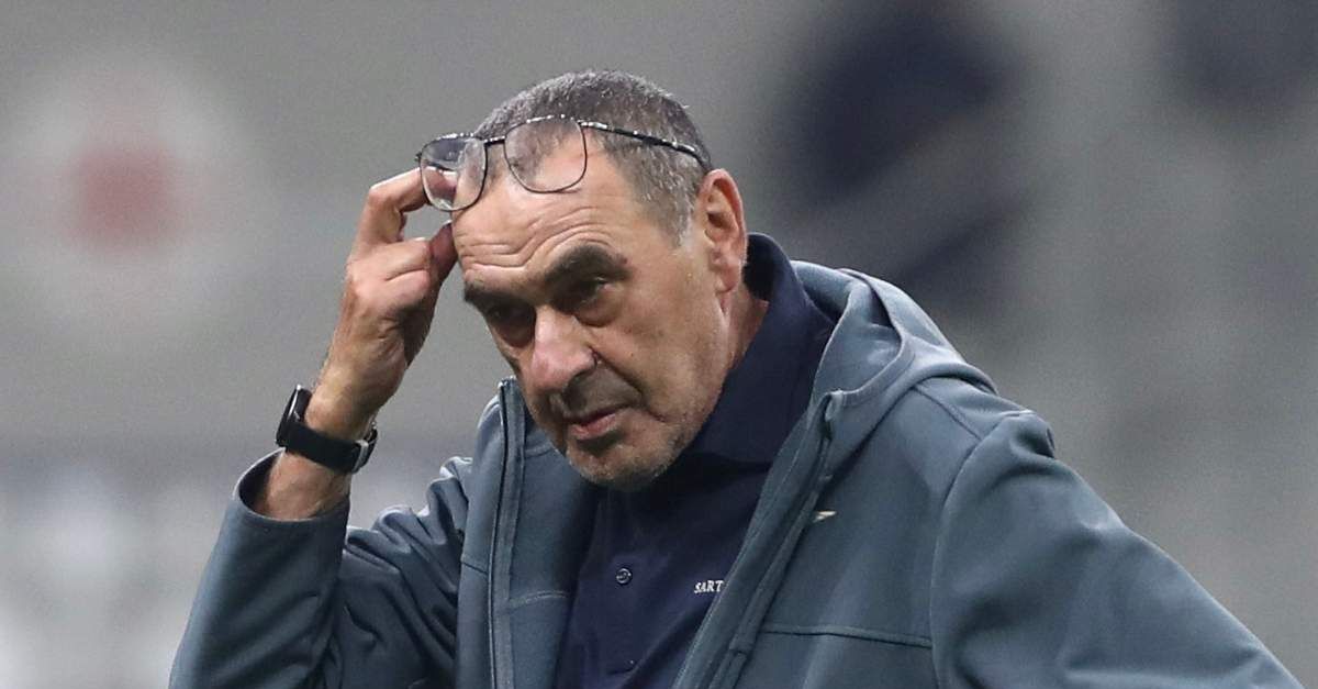 Sarri contro gli arbitri, la Lazio precisa: “Non influenzato andamento e risultato della partita”