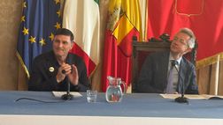 Zanetti presenta a Napoli una serata di beneficenza nel ricordo di Diego – LE FOTO