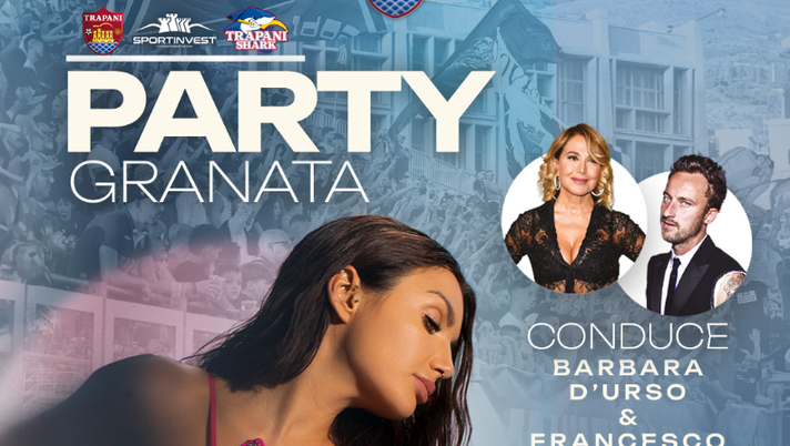 Trapani, giovedì la festa promozione al “Provinciale”: conduce Barbara D’Urso  Trapani, giovedì la festa promozione al “Provinciale”: conduce Barbara D’Urso - immagine 1