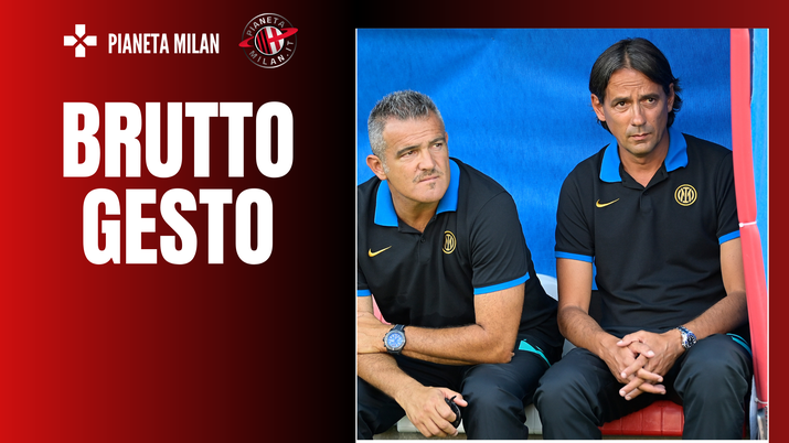 Massimiliano Farris e Simone Inzaghi, vice allenatore e allenatore dell'Inter (getty images)