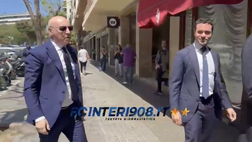 VIDEO FCIN1908 / Barcellona-Inter, Marotta al ristorante con Ralph e Cano