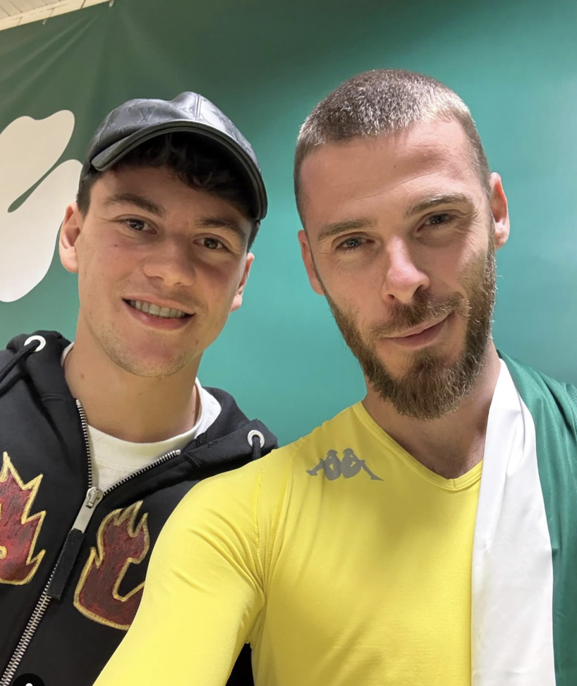 FOTO – De Gea, ad Atene ritrova un vecchio “amico”- immagine 2