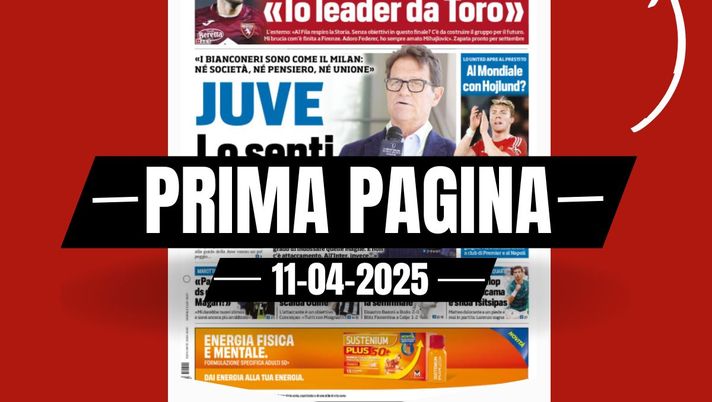 Prima pagina Tuttosport: Milan, Marotta su Paratici e l'attacco di Capello Prima pagina Tuttosport: Milan, Marotta su Paratici e l'attacco di Capello