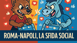 Roma-Napoli, popolarità e seguito sui social: chi vince la sfida del tifo digitale?