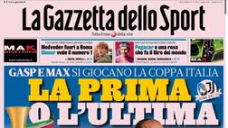 PRIMA PAGINA GAZZETTA DELLO SPORT OGGI: “Conte, il piano Napoli. Nuovo tentativo di ADL”