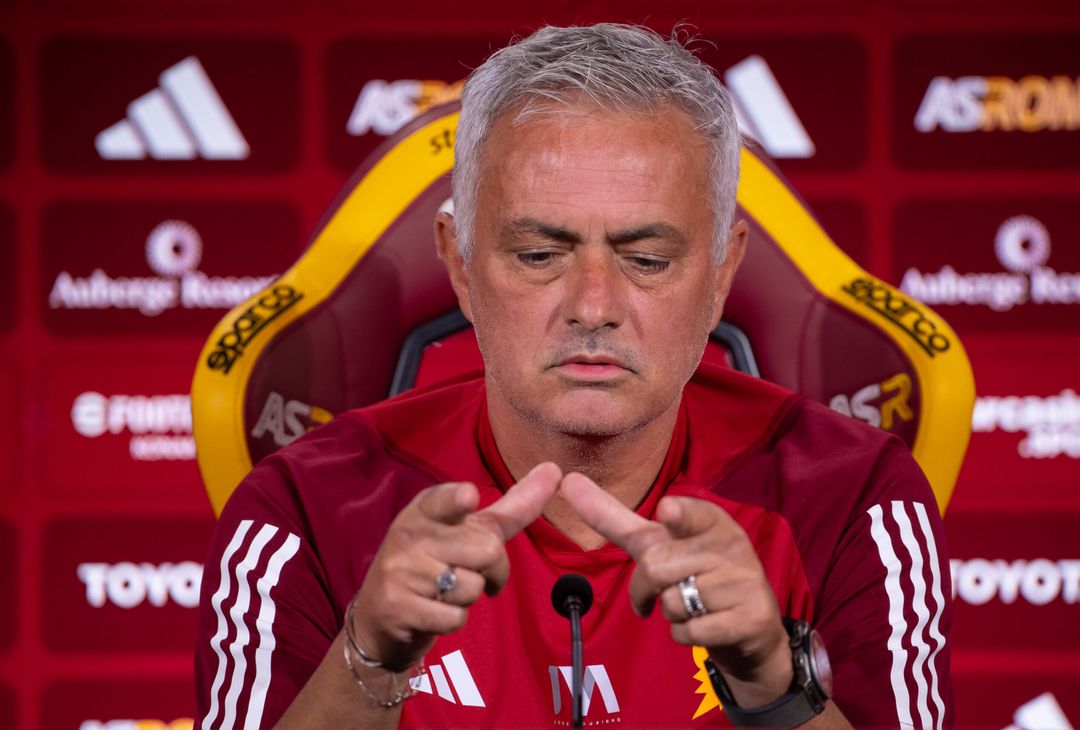 La conferenza stampa di Mourinho alla vigilia della Salernitana – FOTO GALLERY - immagine 3