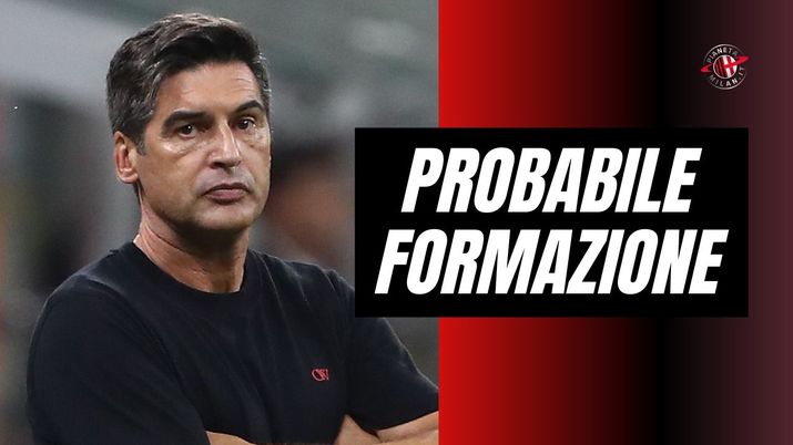 Probabile formazione Milan-Torino Serie A 2024-2025