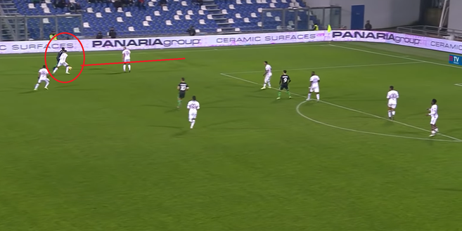 Sassuolo-Torino 2-1, l’analisi dei gol: lo schema funziona, Aina si perde Berardi- immagine 8