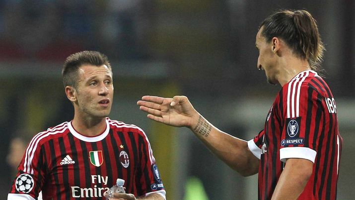 Il ruolo di Cassano nella lite tra Ibrahimovic e Allegri | AC Milan News e ultime notizie (Credits Getty Images) AC Milan, Antonio Cassano e Zlatan Ibrahimovic