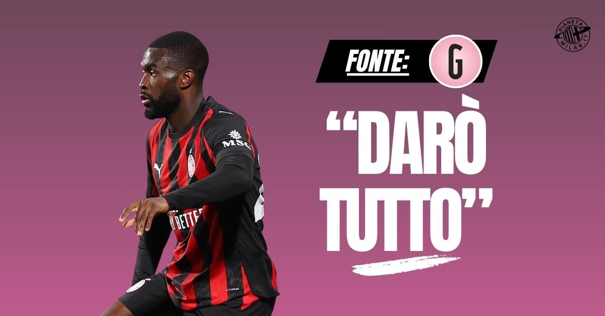 tomori dar242 tutto per il milan ecco cosa ci ha detto allegri poi un messaggio