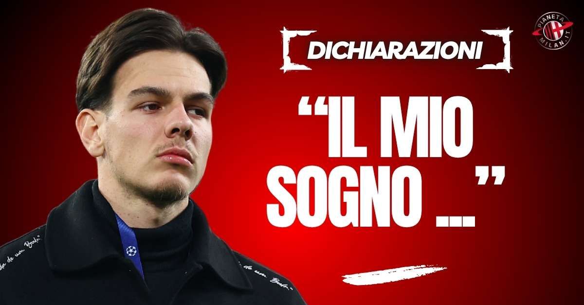 calciomercato milan jashari e quella dichiarazione d8217amore il mio sogno 8230