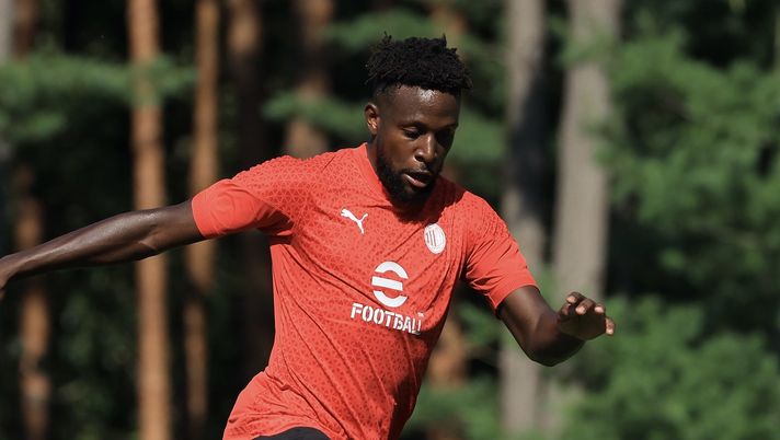 Divock Origi AC Milan allenamento Milan Milanello