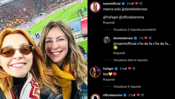 Noemi Roma, Noemi invita De Rossi in tv e lui scherza: “C’ho da fa” – FOTO - immagine 1