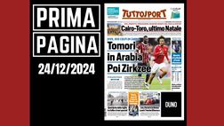 Prima pagina Tuttosport: Juventus, Tomori in Arabia