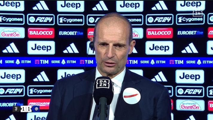 Allegri: “Oggi era importante non perdere, preso gol da polli. Obiettivo? Essere tra le prime 4” - immagine 1