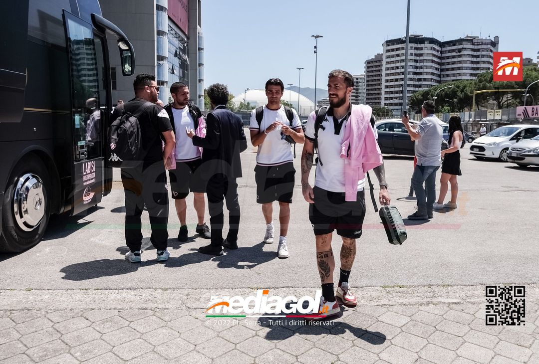 FOTO Palermo, Brunori e compagni in partenza per Chiavari: la gallery - immagine 12