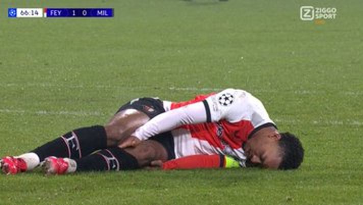 Feyenoord, la stagione di Quinten Timber è finita  Feyenoord Timber