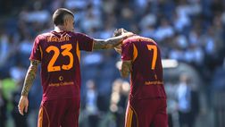 Lazio-Roma, Pellegrini in lacrime dopo il gol: arriva il lungo abbraccio di Mancini