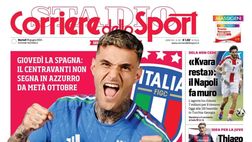 PRIMA PAGINA CORRIERE DELLO SPORT OGGI: “DeLa non cede: Kvara resta. Il Napoli fa muro”