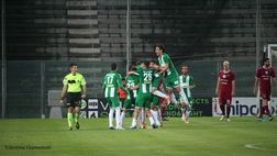 Monopoli-Foggia 1-0: vittoria di misura per i biancoverdi, Bruschi decide dal dischetto