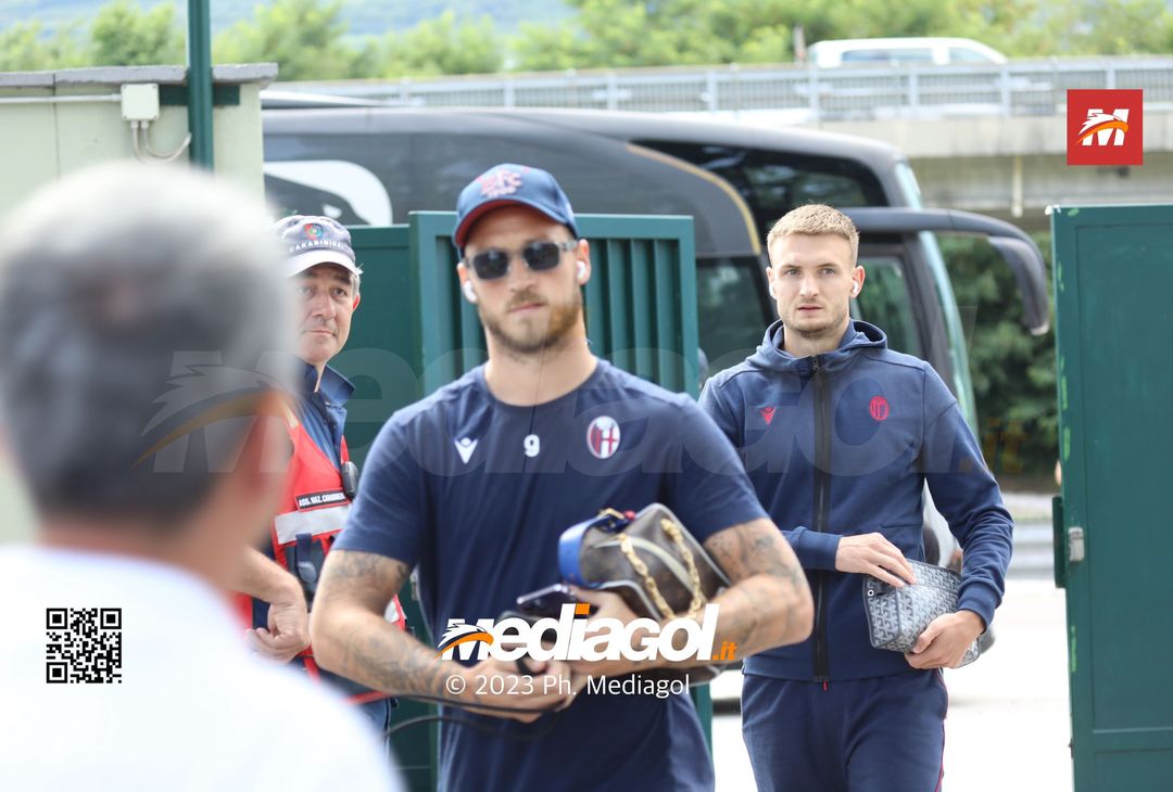 FOTO Bologna-Palermo, i rosanero arrivano allo stadio di Rovereto (Gallery) - immagine 4