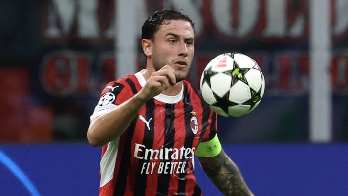 Davide Calabria AC Milan Milan-Liverpool 1-3 Champions League 2024-2025