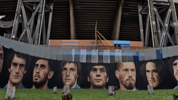 Completato il murales al Maradona! Svelate le leggende presenti – VIDEO