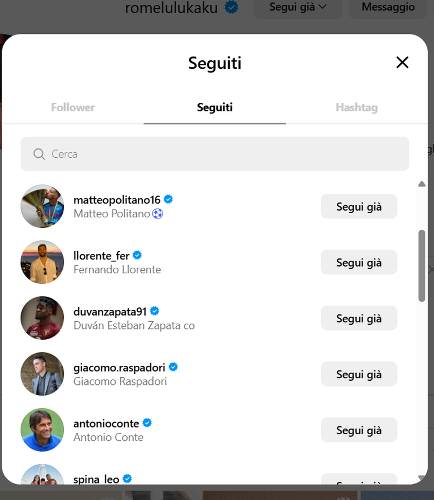 Lukaku al Napoli: il belga segue già alcuni  giocatori azzurri sui social! - immagine 1