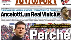 PRIMA PAGINA TUTTOSPORT OGGI: “Perché Motta: può essere il dopo Allegri”