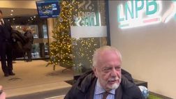 De Laurentiis: “Felice del sorteggio, il Barcellona è una vera squadra come il Napoli”