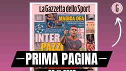 Prima pagina Gazzetta dello Sport: “Milan e Inter, San Siro è dei club”