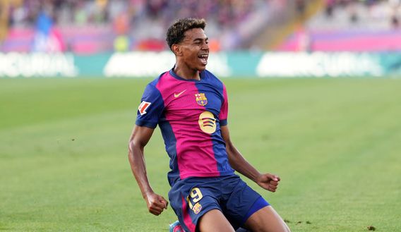 Lamine Yamal, esterno del Bracellona(Foto di Alex Caparros/Getty Images) Lamine Yamal: 'Messi è il migliore, ma il mio idolo d'infanzia era Neymar'