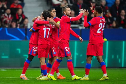 Esultanza PSG (Photo by Pau Barrena/Getty Images)