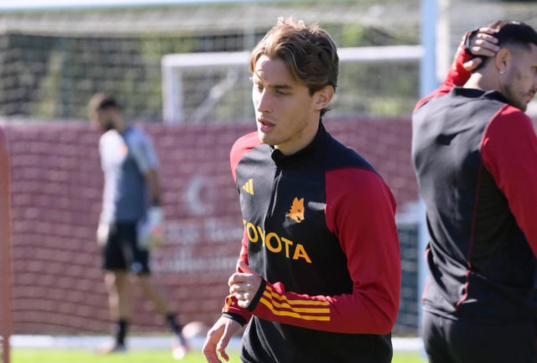 Roma, la rifinitura alla vigilia del match con lo Slavia – FOTO GALLERY - immagine 36