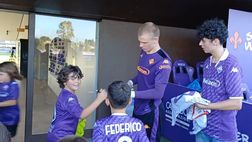 VIDEO VN – Sessione di autografi al Viola Park. Christensen fa felici i bambini